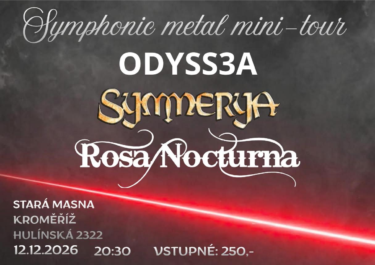 Plakát koncertu Symfonický metal mini - tour